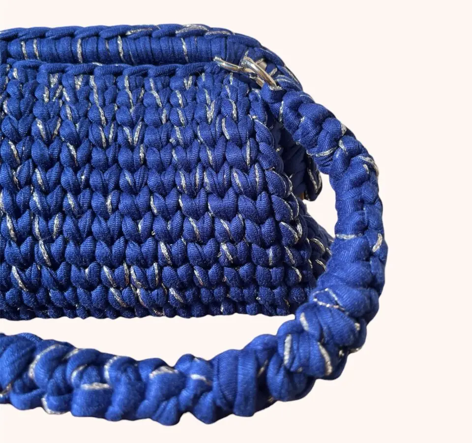 borsa all’uncinetto artigianale modello San Lorenzo